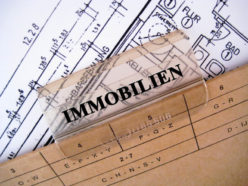 Hängeregister mit Immobilienbeschriftung